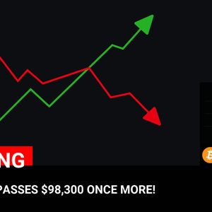 BITCOIN SURPASSES $98,300 ONCE MORE!

💰Coin:
Bitcoin ( $BTC ) $98,306.20