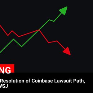 SEC Indicates Resolution of Coinbase Lawsuit Path, According to WSJ