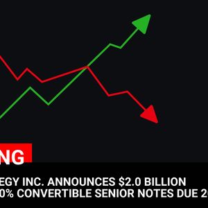 MICROSTRATEGY INC. ANNOUNCES $2.0 BILLION OFFERING OF 0% CONVERTIBLE SENIOR NOTES DUE 2030