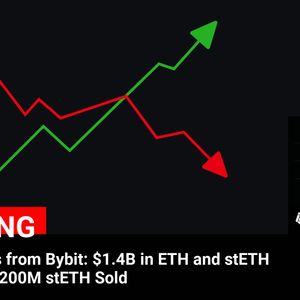 $1B+ Outflows from Bybit: $1.4B in ETH and stETH Transferred, $200M stETH Sold

💰Coin:
Arkham ( $ARKM ) $0.6733
ETH ( $ETH ) $2,734.20