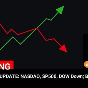 US MARKETS UPDATE: NASDAQ, SP500, DOW Down; BTC -1.70% (CME)

💰Coin:
BTC ( $BTC ) $97,034.00