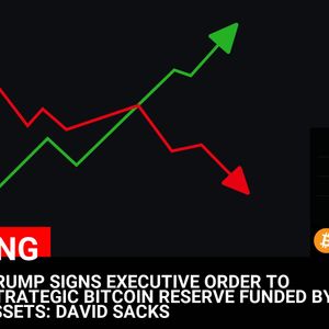 PRESIDENT TRUMP SIGNS EXECUTIVE ORDER TO ESTABLISH STRATEGIC BITCOIN RESERVE FUNDED BY FORFEITED ASSETS: DAVID SACKS

💰Coin:
Bitcoin ( $BTC ) $90,325.70