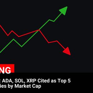 DAVID SACKS: ADA, SOL, XRP Cited as Top 5 Cryptocurrencies by Market Cap

💰Coin:
XRP ( $XRP ) $2.47
ADA ( $ADA ) $0.8424
SOL ( $SOL ) $144.67