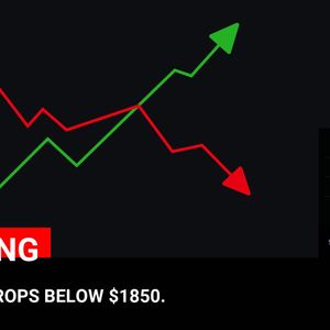 ETHEREUM DROPS BELOW $1850.

💰Coin:
Ethereum ( $ETH ) $1,847.29