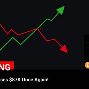 Bitcoin Surpasses $87K Once Again!

💰Coin:
Bitcoin ( $BTC ) $87,071.90