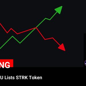 ROBINHOOD EU Lists STRK Token

💰Coin:
STRK ( $STRK ) $0.1693