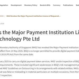 Singapore Pulls Bsquared Crypto License, Tether Acquires SoftBank's XXI Stake
