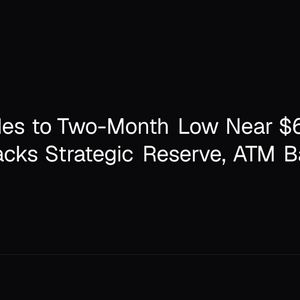 Bitcoin Slides to Two-Month Low Near $65.6K as Bessent Backs Strategic Reserve, ATM Bans Spread