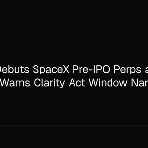 Coinbase Debuts SpaceX Pre-IPO Perps as JPMorgan Warns Clarity Act Window Narrows