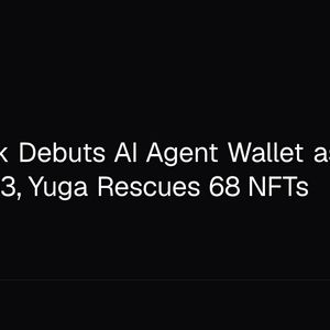 MetaMask Debuts AI Agent Wallet as Copper Tops $6.63, Yuga Rescues 68 NFTs