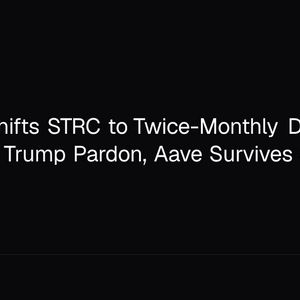 Strategy Shifts STRC to Twice-Monthly Dividends, SBF Seeks Trump Pardon, Aave Survives $300M Bailout