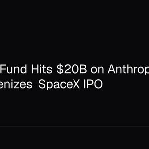 AI Hedge Fund Hits $20B on Anthropic Bet as Bybit Tokenizes SpaceX IPO
