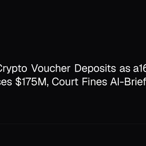 SBI Plans Crypto Voucher Deposits as a16z-Led Round Raises $175M, Court Fines AI-Brief Lawyers