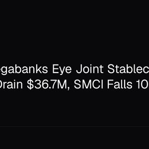 Japan Megabanks Eye Joint Stablecoin, AI Exploits Drain $36.7M, SMCI Falls 10%