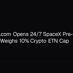 Blockchain.com Opens 24/7 SpaceX Pre-IPO Perps as UK FCA Weighs 10% Crypto ETN Cap
