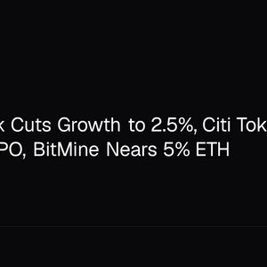 World Bank Cuts Growth to 2.5%, Citi Tokenizes $75B Pre-IPO, BitMine Nears 5% ETH
