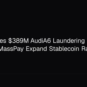 DOJ Charges $389M AudiA6 Laundering Ring as Coinbase, MassPay Expand Stablecoin Rails