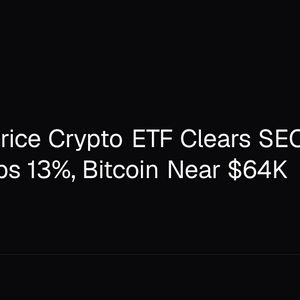 T. Rowe Price Crypto ETF Clears SEC Hurdle, TAO Jumps 13%, Bitcoin Near $64K
