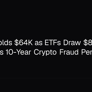 Bitcoin Holds $64K as ETFs Draw $86M, Brazil Sets 10-Year Crypto Fraud Penalties