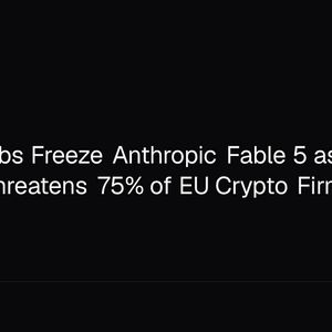 Export Curbs Freeze Anthropic Fable 5 as MiCA Deadline Threatens 75% of EU Crypto Firms