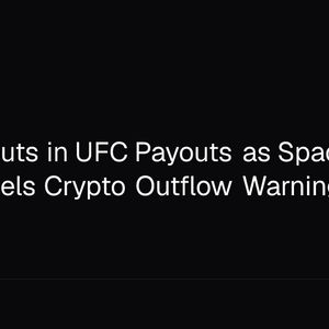 USD1 Debuts in UFC Payouts as SpaceX Listing Fuels Crypto Outflow Warning