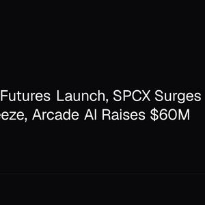 Pre-IPO AI Futures Launch, SPCX Surges 27% in Short Squeeze, Arcade AI Raises $60M