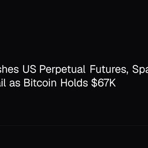 Kraken Pushes US Perpetual Futures, SpaceX IPO Locks Retail as Bitcoin Holds $67K