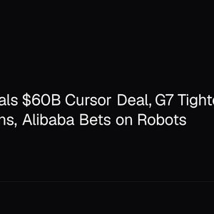 SpaceX Seals $60B Cursor Deal, G7 Tightens Russia Oil Sanctions, Alibaba Bets on Robots