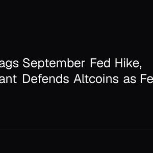 Citadel Flags September Fed Hike, CryptoQuant Defends Altcoins as Fear Hits 22