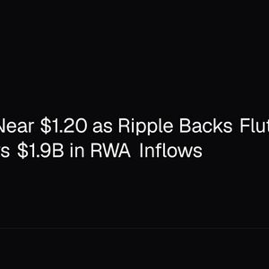 XRP Slips Near $1.20 as Ripple Backs Flutterwave, XRPL Draws $1.9B in RWA Inflows