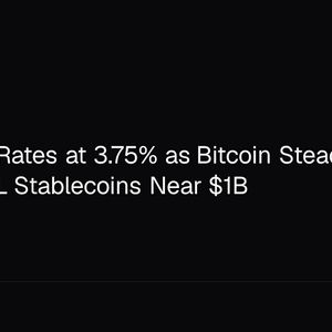 Fed Holds Rates at 3.75% as Bitcoin Steadies Near $64K, XRPL Stablecoins Near $1B