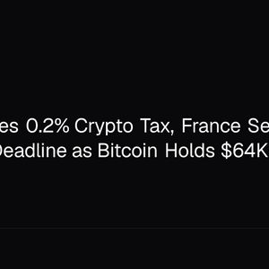 Illinois Levies 0.2% Crypto Tax, France Sets 2027 Quantum Deadline as Bitcoin Holds $64K