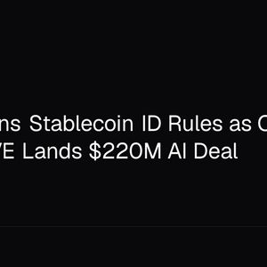 US Tightens Stablecoin ID Rules as CME Sues CFTC, HIVE Lands $220M AI Deal