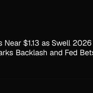 XRP Holds Near $1.13 as Swell 2026 RLUSD Focus Sparks Backlash and Fed Bets Fade