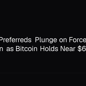Strategy Preferreds Plunge on Forced Liquidation as Bitcoin Holds Near $64K