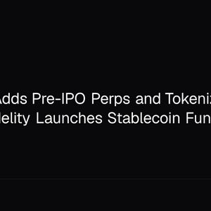 Coinbase Adds Pre-IPO Perps and Tokenized Stocks; Fidelity Launches Stablecoin Fund
