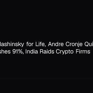 CFTC Bars Mashinsky for Life, Andre Cronje Quits Sonic as S Token Crashes 91%, India Raids Crypto Firms