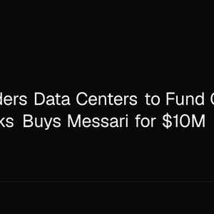 Texas Orders Data Centers to Fund Grid as Blockworks Buys Messari for $10M