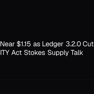 XRP Holds Near $1.15 as Ledger 3.2.0 Cuts Memory 40%, CLARITY Act Stokes Supply Talk