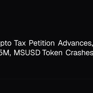 Korea Crypto Tax Petition Advances, MEV Bot Loses $7.5M, MSUSD Token Crashes 85%