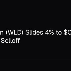 Worldcoin (WLD) Slides 4% to $0.43 in 24-Hour Selloff