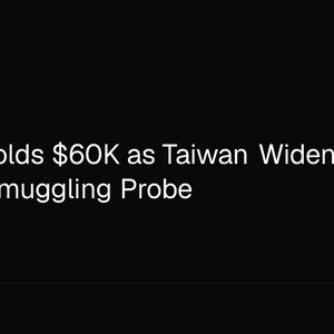 Bitcoin Holds $60K as Taiwan Widens Nvidia AI-Chip Smuggling Probe