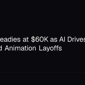 Bitcoin Steadies at $60K as AI Drives Hollywood Animation Layoffs