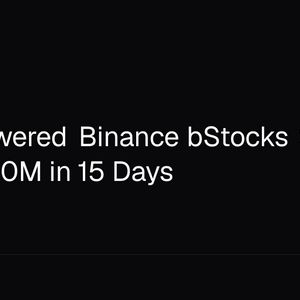 BNB-Powered Binance bStocks Surge Past $100M in 15 Days
