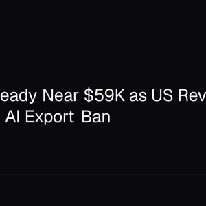 Bitcoin Steady Near $59K as US Reverses Anthropic AI Export Ban