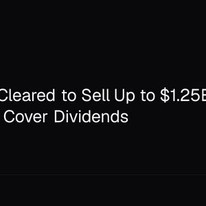 Strategy Cleared to Sell Up to $1.25B in Bitcoin to Cover Dividends