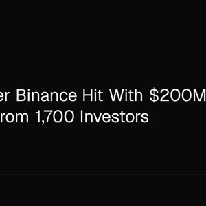 BNB Issuer Binance Hit With $200M UK Lawsuit From 1,700 Investors