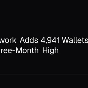 XRP Network Adds 4,941 Wallets in a Day, a Three-Month High