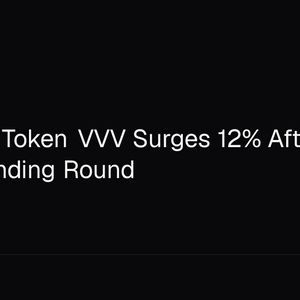 Venice AI Token VVV Surges 12% After $1 Billion Funding Round