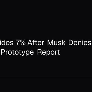 SPCXB Slides 7% After Musk Denies SpaceX AI Device Prototype Report